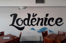 graffiti malba na zakázku v interiéru restaurace