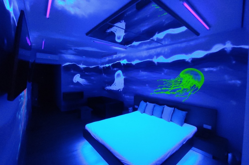 UV Mural Art - Jellyfishes