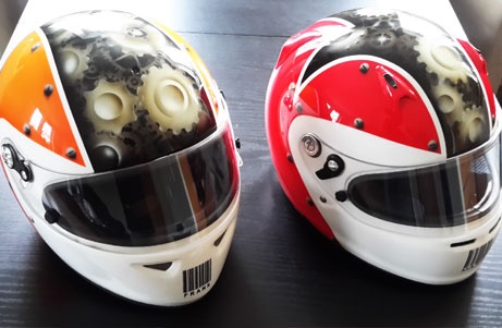 Karting helmets