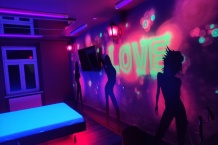 Red Light District - UV mural