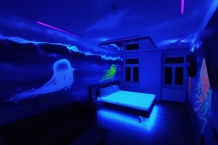 UV graffiti malby na zakázku podmořský svět medůzy