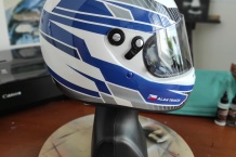 Blue - karting helmet