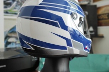 Blue - karting helmet