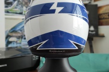 Blue - karting helmet