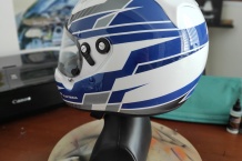 Blue - karting helmet