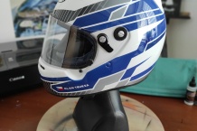 Blue - karting helmet