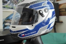 Blue - karting helmet