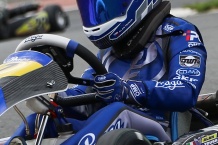 Blue - karting helmet