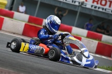 Blue - karting helmet