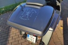 Airbrush kufry Harley-Davidson