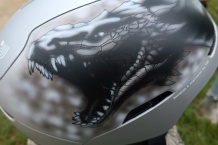 Airbrush lakovani vlastni design helmy