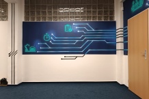 Quentor - mural malba v kancelářích