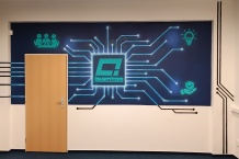 Quentor - mural malba v kancelářích