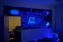 Quentor - mural malba v kancelářích