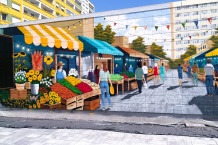 Mural - Mercato Praha Háje