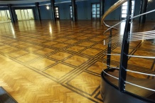 designová malba podlahy ve stylu art deco