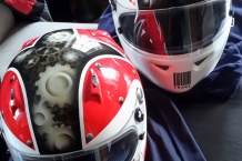 Karting helmets