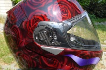 Airbrush lakovani vlastni design helmy