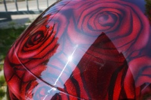 Airbrush lakovani vlastni design helmy